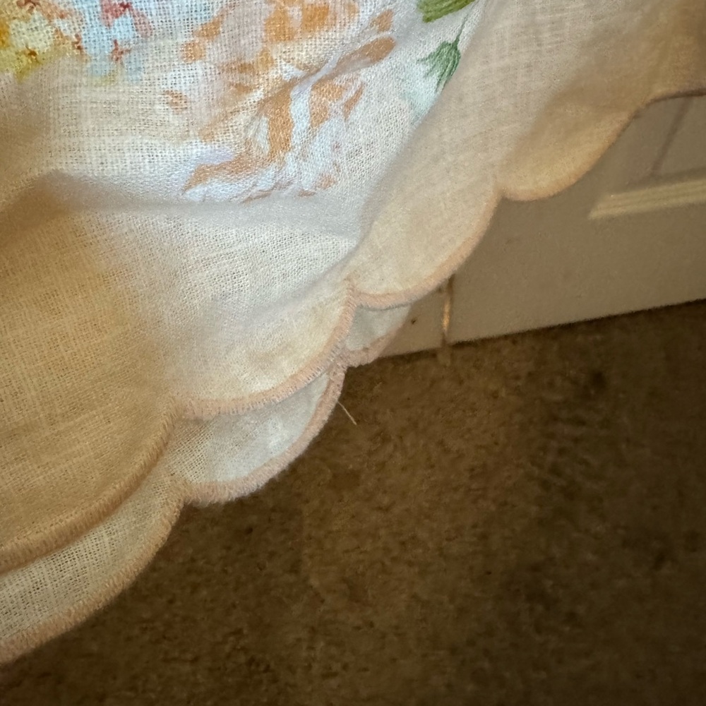 Christian Lacroix Cream Floral Midi Dress - Picture 8 of 12